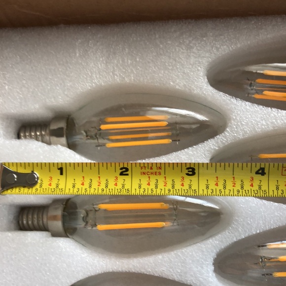 LEDERA  E-12 CANDELABRA LIGHT BULBS - Picture 5 of 6